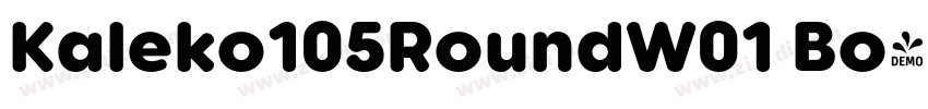 Kaleko105RoundW01 Bo字体转换